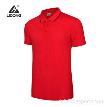 LIDONG Personnalisé Logo Company Uniformes Shirts de travail respirant